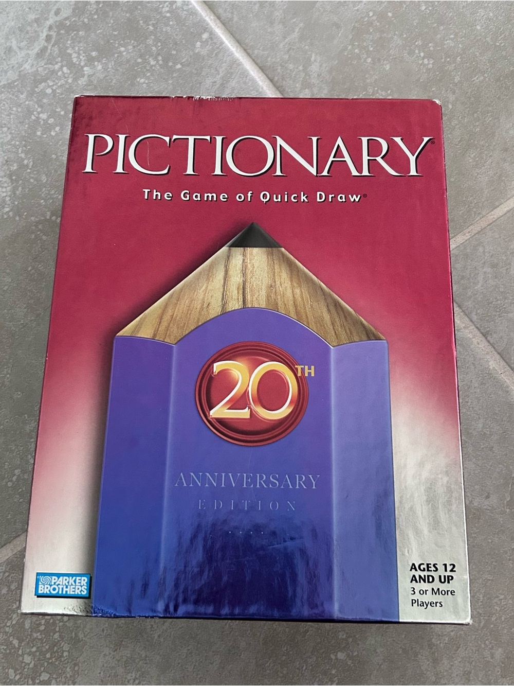 2005 Pictionary 20th Anniversary Edition Board Game Complete